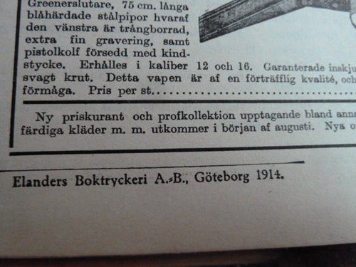 TIDSFÖRDRIF, 1914, ANINGAR, TIDNING