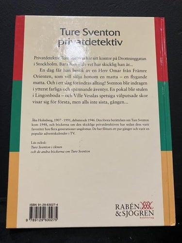 Bok - Ture Sventon privatdetektiv av Åke Holmberg