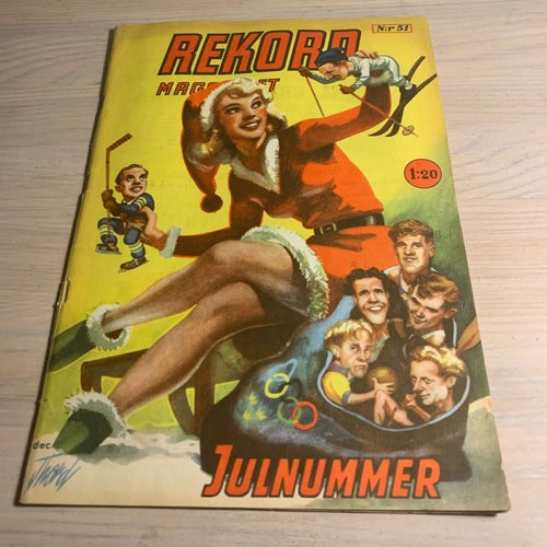 Tidningen Rekord Rekordmagasinet 1951 nr 51 - (baksidan saknas)