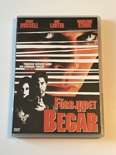 Förbjudet begär (Kurt Russell & Ray Liotta, 1992). Beg. DVD