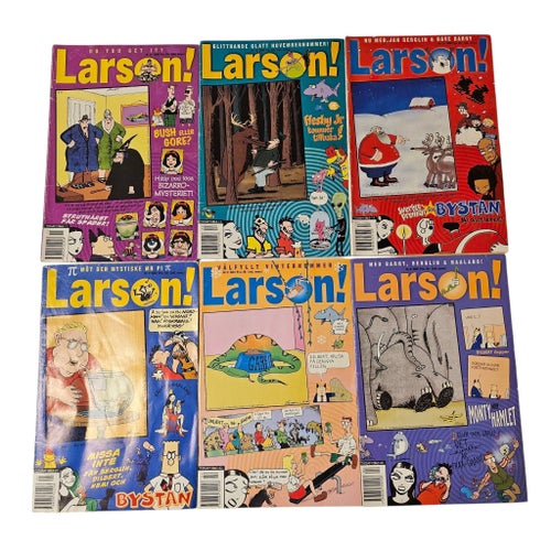 Larson! Serietidningar - 12 st 2000-2001