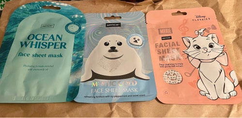*NY*Sence Ansiktsmasker - Ocean Whisper, Mystic Cold, Marie Sheet Mask