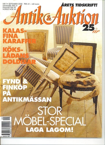 Antik & Auktion 9/2000 - Rostfria bestick, glaskaraffer, jardinjärer m m