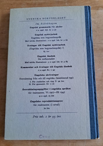 Engelska i folkskolan av I.M. Björkhagen