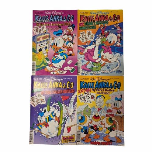 Kalle Anka & Co Serietidningar - 12 st 1989