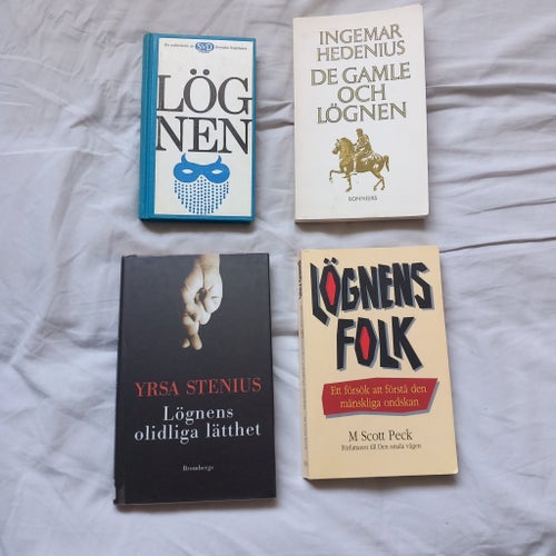 4 böcker om lögn