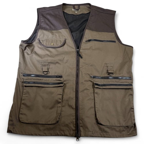Euro-Hunt Väst Herr Storlek 3XL Fiskeväst Brun Polyester Bomull Engelsons