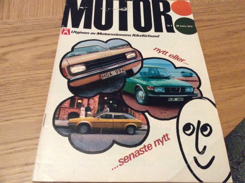Motor nr 7 1975 SAAB framhjulsdrift,Bil priser,Citroën GS,