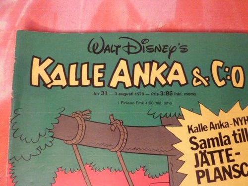 KALLE ANKA & CO, NR 31, 1978, TIDNING