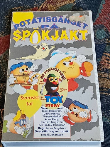 POTATISGÄNGET PÅ SPÖKJAKT . .VHS ,Svenskt Tal
