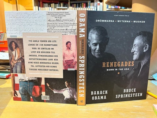 Renegades Born in the USA - Barack Obama, Bruce Springsteen. bok, Very fine