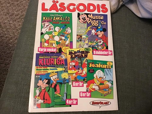 WALT DISNEY DUCK TALES NR 3 1992 PIFF O PUFF,RÄDDNINGSPATRULLEN