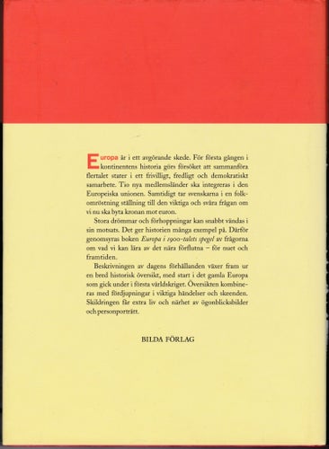 Europa i 1900-talets spegel - Karl-Olof Andersson. Inbunden bok i toppskick