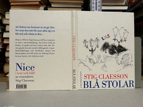 Blå stolar av Stig Claesson. bok, Very fine plus