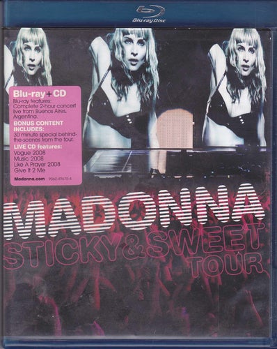 BluRay+CD / Madonna / Sticky & Sweet Tour / Fint skick