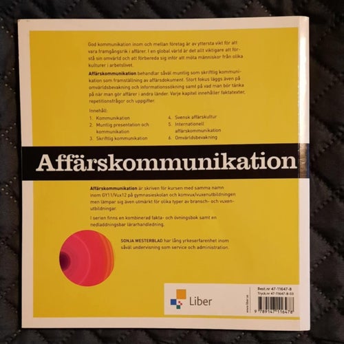 Affärskommunikation by Sonja Westerblad
