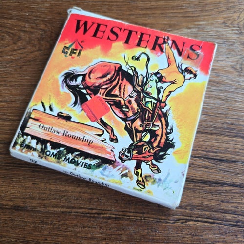 Westerns Outlaw Roundup 8mm Home Movie super8