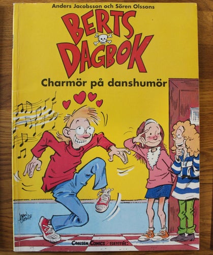 Berts dagbok ALBUM 1992 nr 1   1:a upplaga Charmör på danshumör