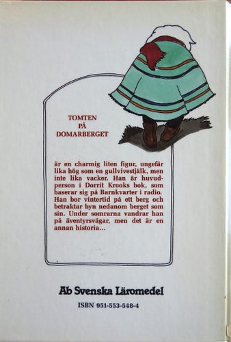 Tomten på domarberget av Dorrit Krook 1988 Barnbok Julbok Jul