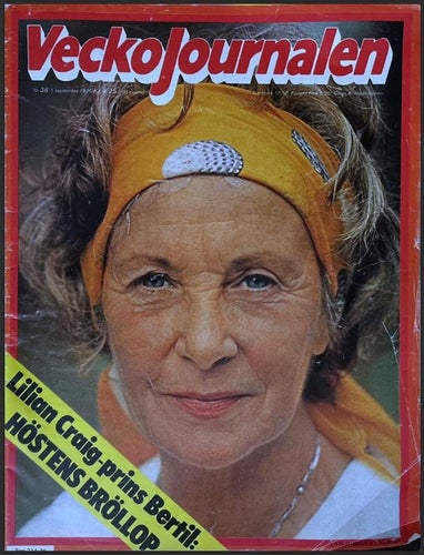 VJ 36 1976 Prinsessan Lilian, Liv Ullman, Elefteriadis, Gustaf von Platen