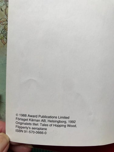 GUSTEN GRODAS FLYGPLAN Berättelser från Sagoskogen 1992
