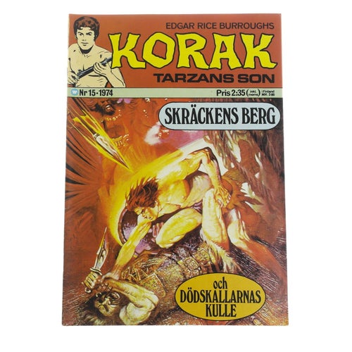 Korak : Tarzans son - 1974 - NR 15 - Skräckens berg | Dödskallarnas kulle