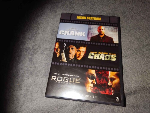 Jason Statham (3 filmer, 3-disc) - Crank, Chaos, Rogue Assassin