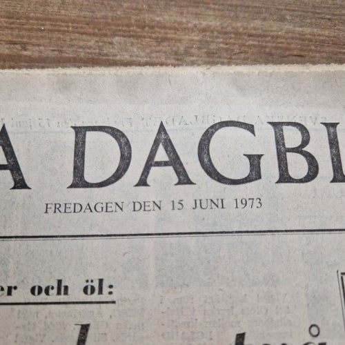 Svenska Dagbladet 15 juni 1973