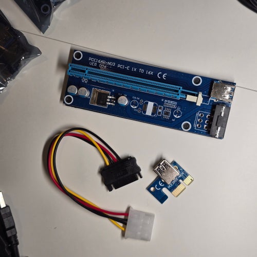 5st PCI-E 1X till 16X Riser VER006