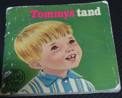 Äldre Pixibok Tommys tand