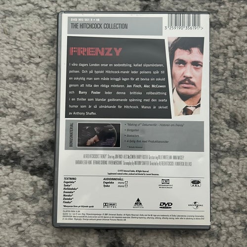 Frenzy DVD - The Hitchcock Collection