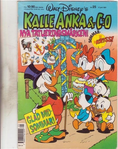 Kalle Anka & C:O Nr:25-1991