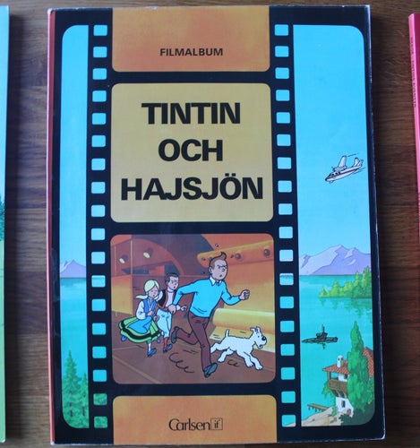 TINTIN i Hajsjön 1973 1:a UPP Filmalbum