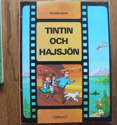 TINTIN i Hajsjön 1973 1:a UPP Filmalbum