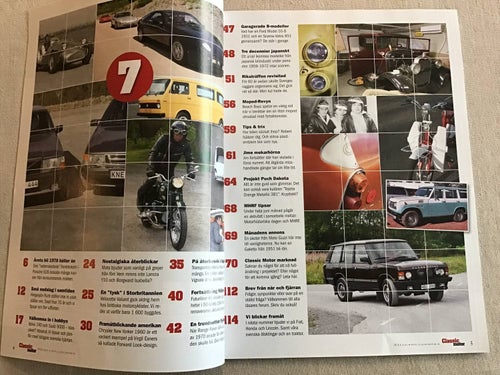 CLASSIC MOTOR NR 7 2020 RANGE ROVER,PORSCHE 928,VOLVO 740,SAAB 9000,HONDA P50