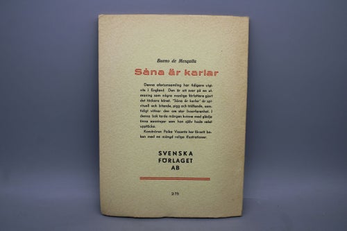 Såna är karlar av Bueno de Mesquita, Irene 1946