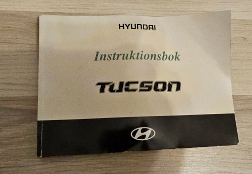 Instruktionsbok Hyundai Tucson