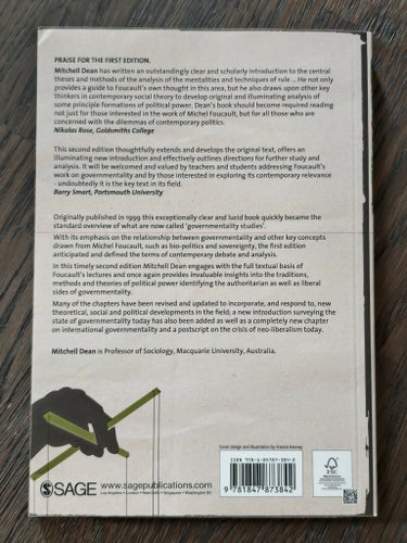Governmentality: Power and Rule in Modern Society av Mitchell Dean, 2nd Edition