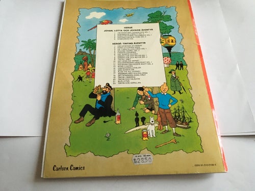 Tintins äventyr, Det svarta guldet, nr 6 1984