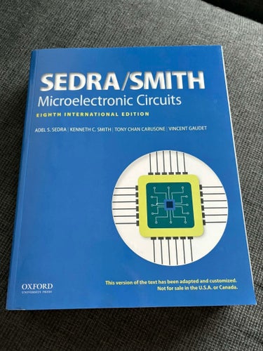SEDRA/SMITH Microelectronic Circuits, Eighth International Edition