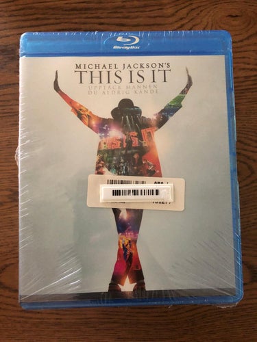 Blu-Ray: Michael Jackson's this is it - Ny, inplastad!!