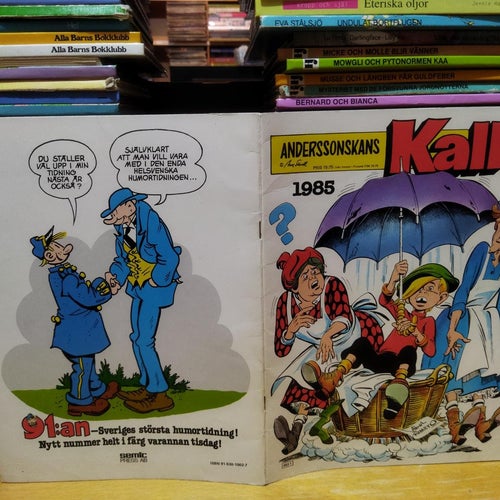 Anderssonskans Kalle 1985. Very Fine plus