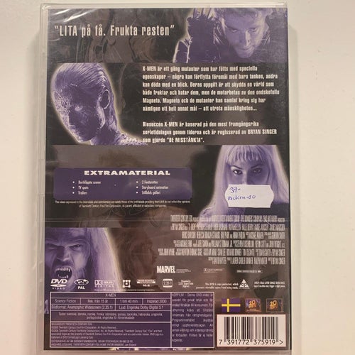 X-MEN. DVD ACTION -00. INPLASTAD