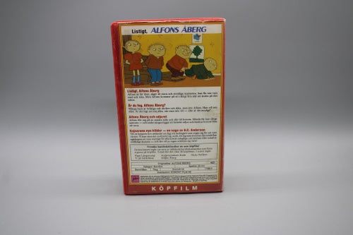 Listigt Alfons Åberg - Tecknat - Svenskt tal (VHS)