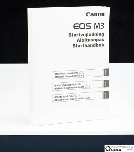 Canon EOS M3 instruktionsmanual