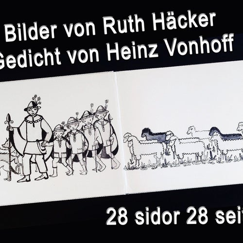 Der Schäfer bilderbuch barnbok Gedicht Heinz Vonhoff bilder von Ruth Häcker 1975