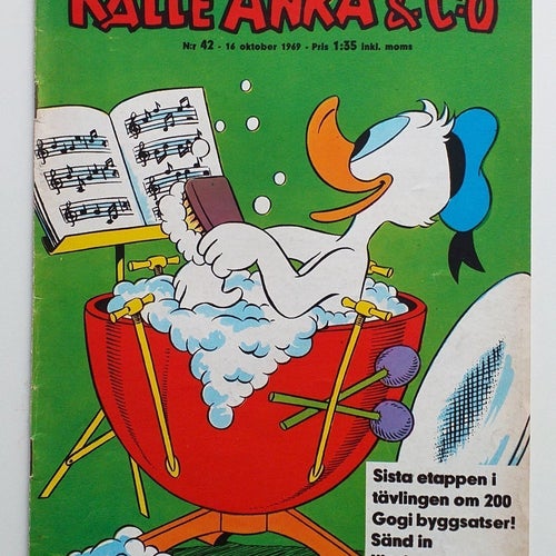 Kalle Anka & C:o, Walt Disney, nr 42 1969