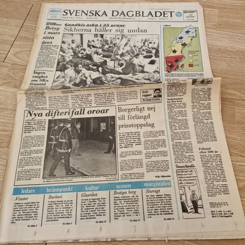 Svenska Dagbladet 6 november 1984