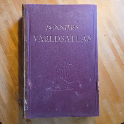 Bonnier's Världsatlas, 1924