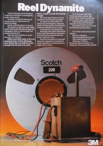 SCOTCH - 226 TAPE 3M, REKLAMANNONS AD 1982